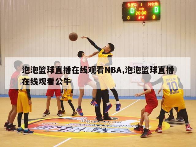 泡泡篮球直播在线观看NBA,泡泡篮球直播在线观看公牛